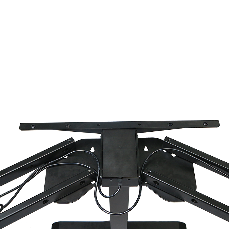 FY-832 Три двигателя, двухэтажный трехсекционный электрический подъемный стол с двумя ногами